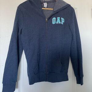 GAP Blue Zip-Up Jacket Classic Casual Design